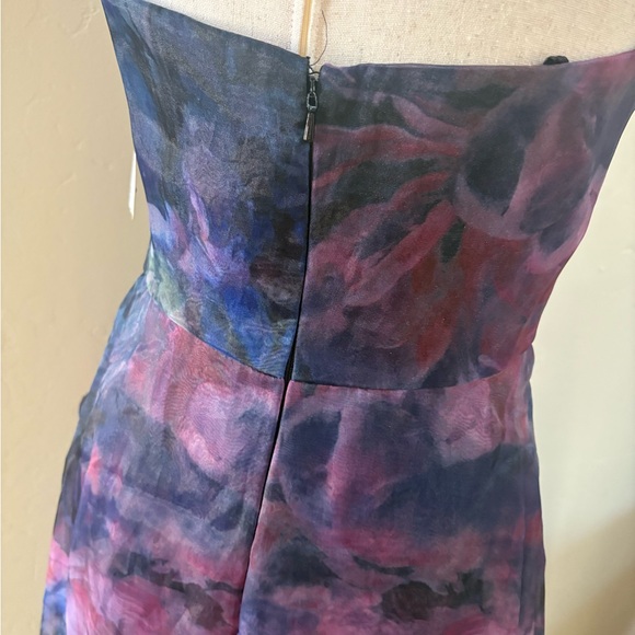 Elegant NWT Rene Ruiz Collection Strapless Cascading Organza Dress 6 - Picture 7 of 8